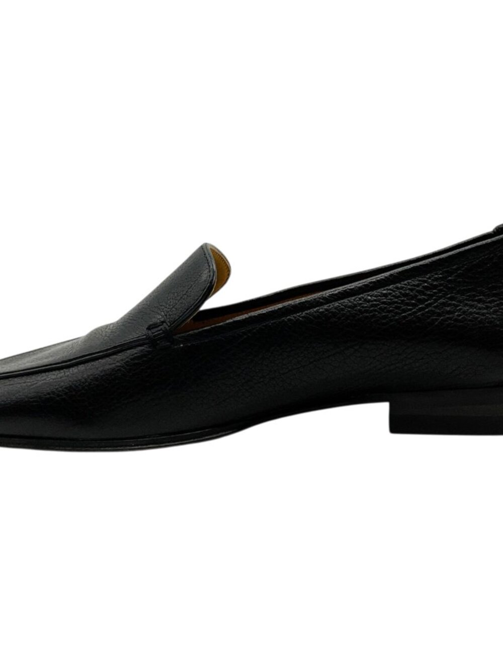 The Row Black Pebbled Leather Adam Loafers - Picture 3 of 6